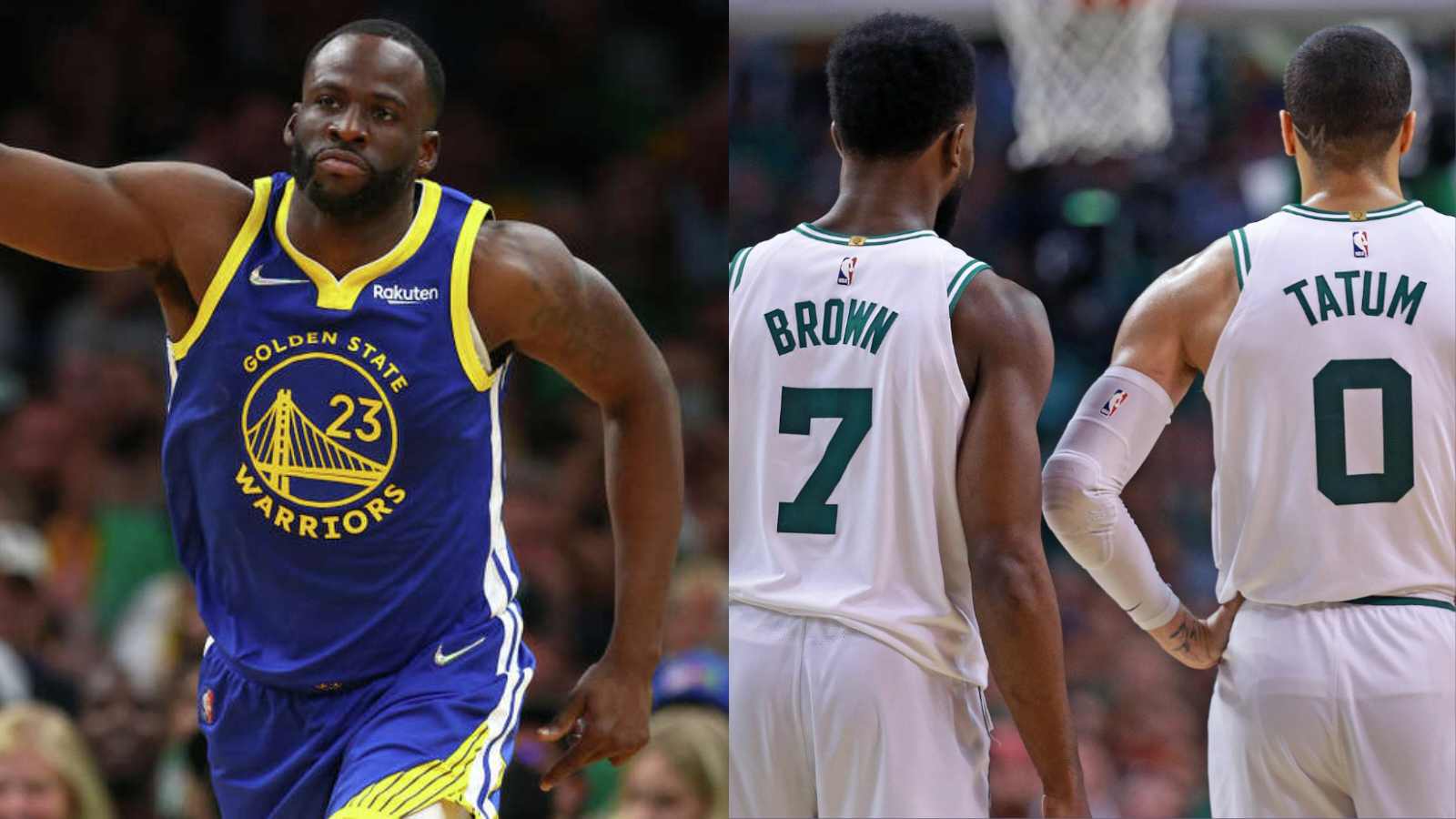 “The cuffs have been locked away” Draymond Green takes savage shot at Jayson Tatum and Jaylen Brown after offensive-lockup.