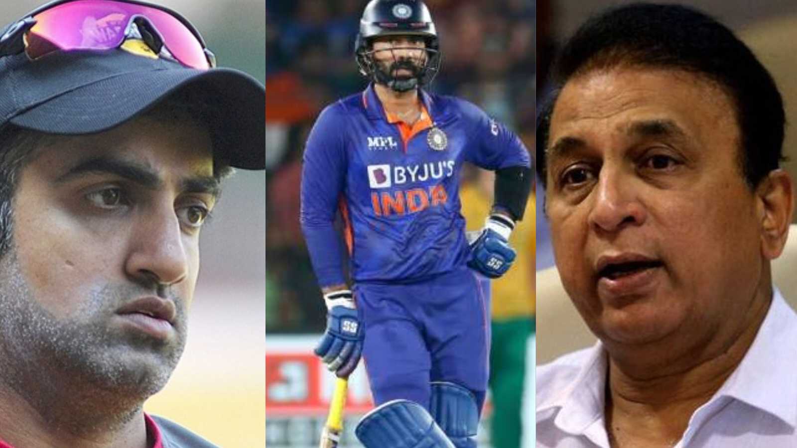 “You look at form and not reputations”- Sunil Gavaskar’s indirect dig at Gautam Gambhir over Dinesh Karthik’s T20 WC chances