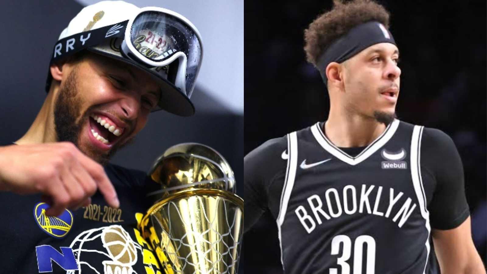 “He’s busy finding a date” Seth Curry leaves NBA Fans in splits after being forced to attend Celtics vs Warriors Finals showdown