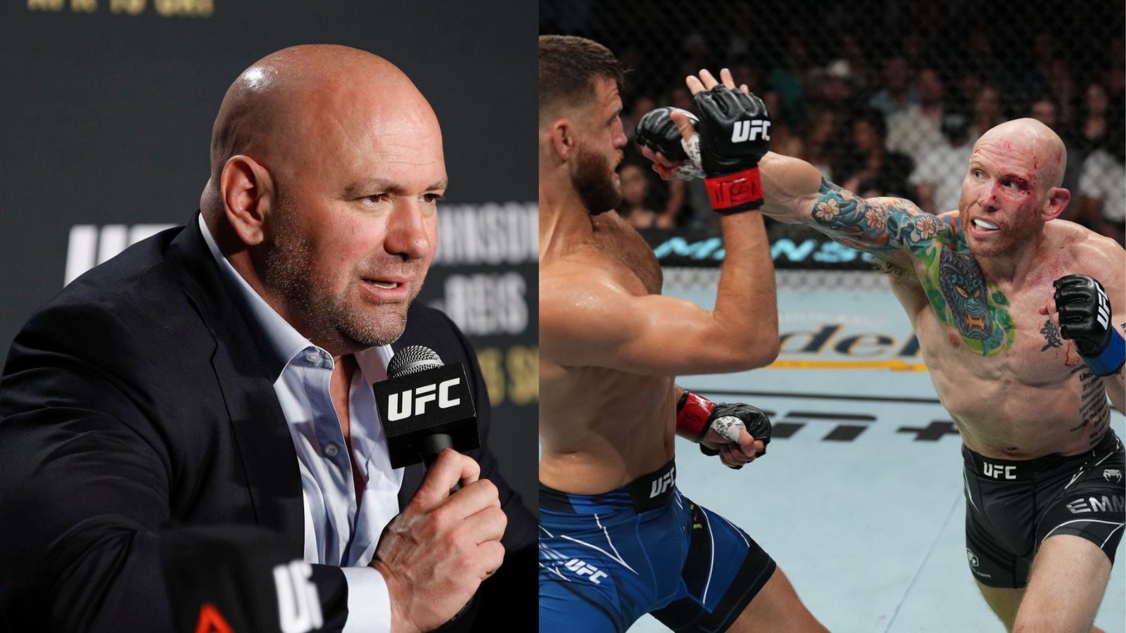 “Whoever they call the winner,” Dana White fine with judges’ decision to give Josh Emmett victory over Calvin Kattar at UFC Austin