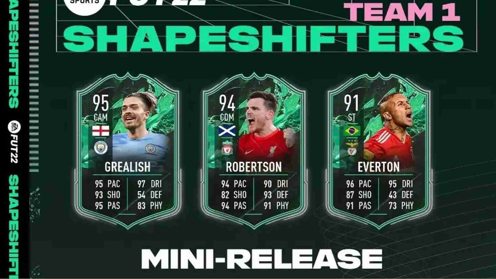 When is the FIFA 22 Shapeshifters Mini Release 1 coming?