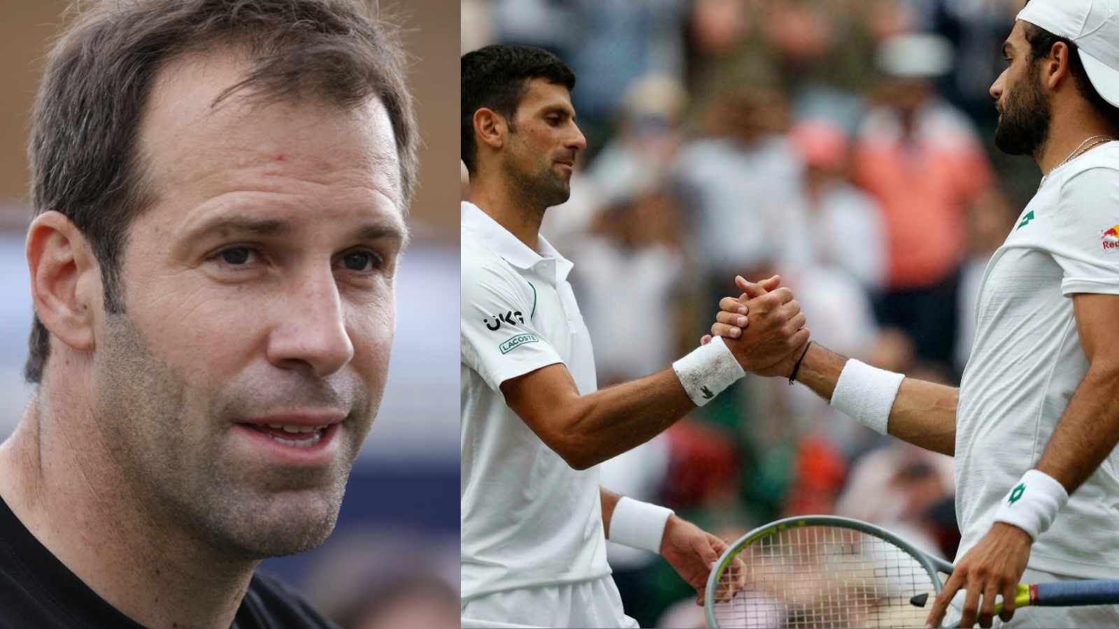 Novak Djokovic sees Matteo Berrettini as the ‘main threat’ for 2022 Wimbledon according to Greg Rusedski