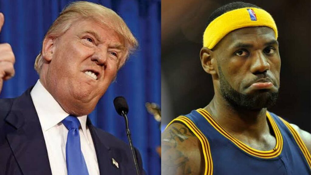 Donald Trump and LeBron James