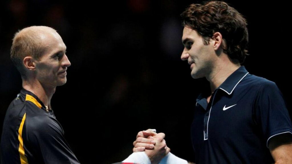 Nikolay Davydenko and Roger Federer