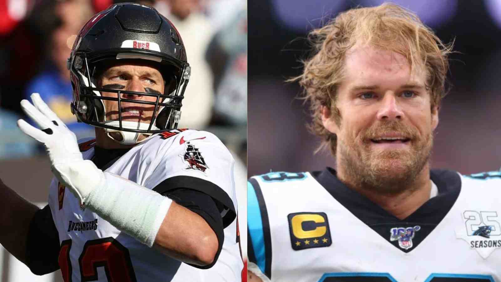 “It’s not over till he gets 10 Super Bowls”:  Pro Bowl TE Greg Olsen makes a bold statement claiming Tom Brady will not retire until he wins 3 more rings