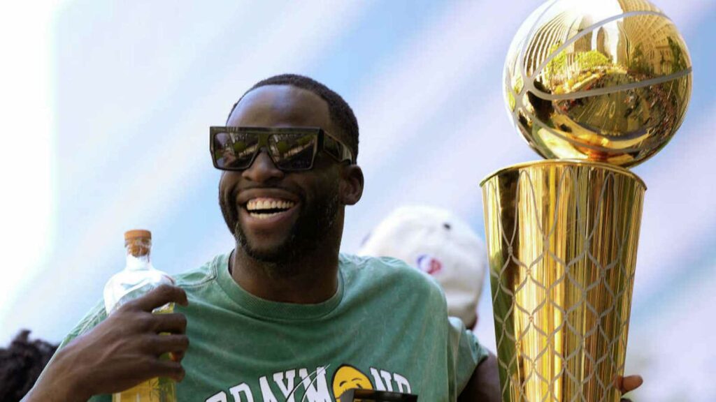 Draymond Green at the Warriors Championship parade