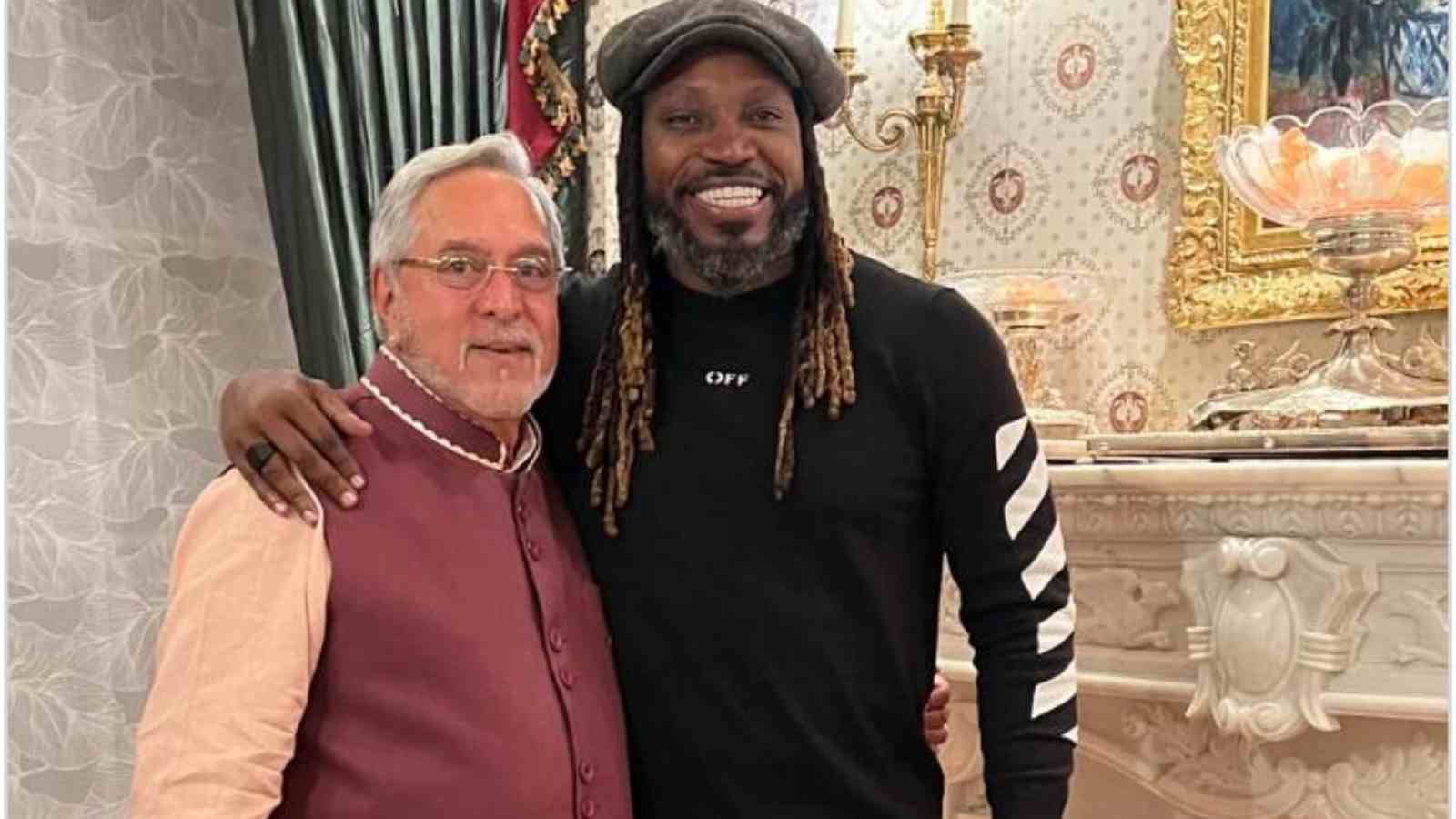 “Super friendship”- Vijay Mallya meets former RCB opener ‘Universe Boss’ Chris Gayle