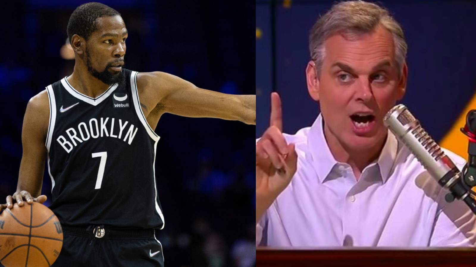 “He has to learn from LeBron, Kobe, Duncan and Steph” Colin Cowherd believes Kevin Durant has to become a leader to get a ring with his own team