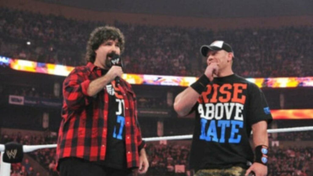 Mick Foley and John Cena 