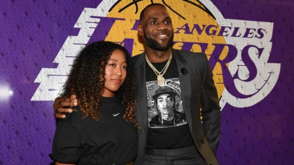 Naomi Osaka and LeBron James