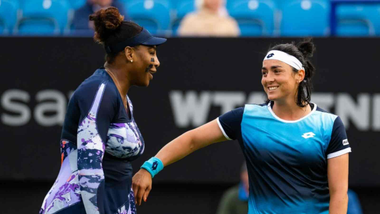 Unstoppable ONSRENA! Serena Williams and Ons Jabeur enter the doubles semifinal in Eastbourne