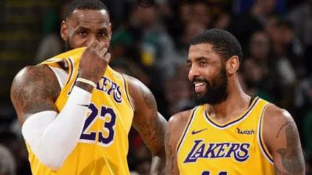 LeBron James and Kyrie Irving