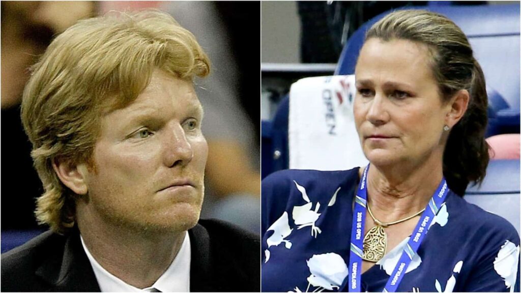 Jim Courier and Pam Shriver