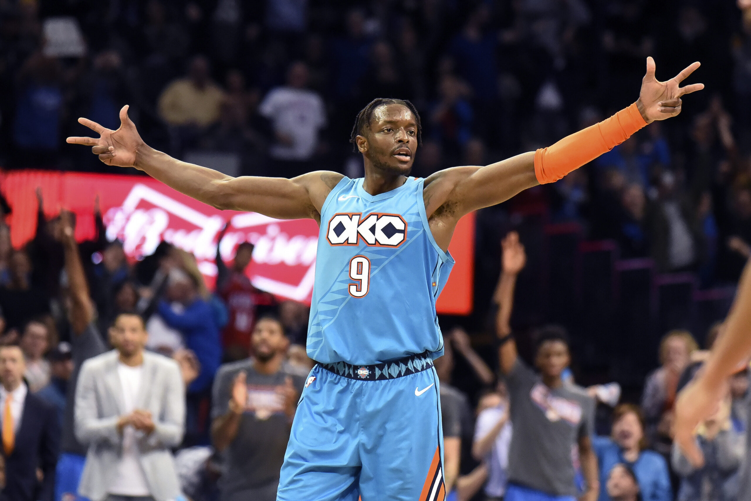 Jerami Grant with the Thunder in 2019