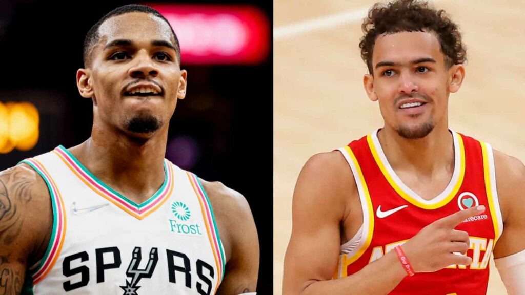 Dejounte Murray and Trae Young