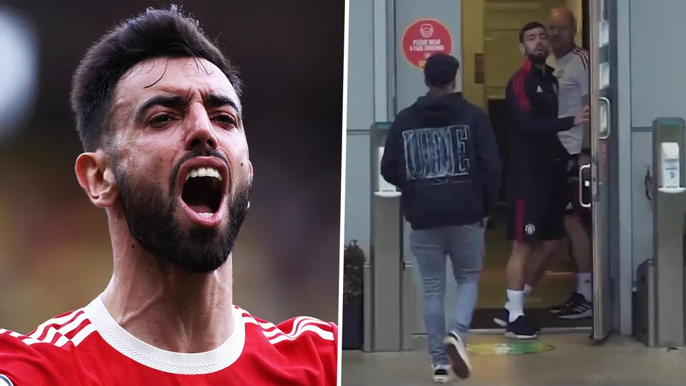 ‘Film my d*ck!’- Bruno Fernandes’ gives an angry reaction to Manchester United team-mates’ Fred & Alex Telles