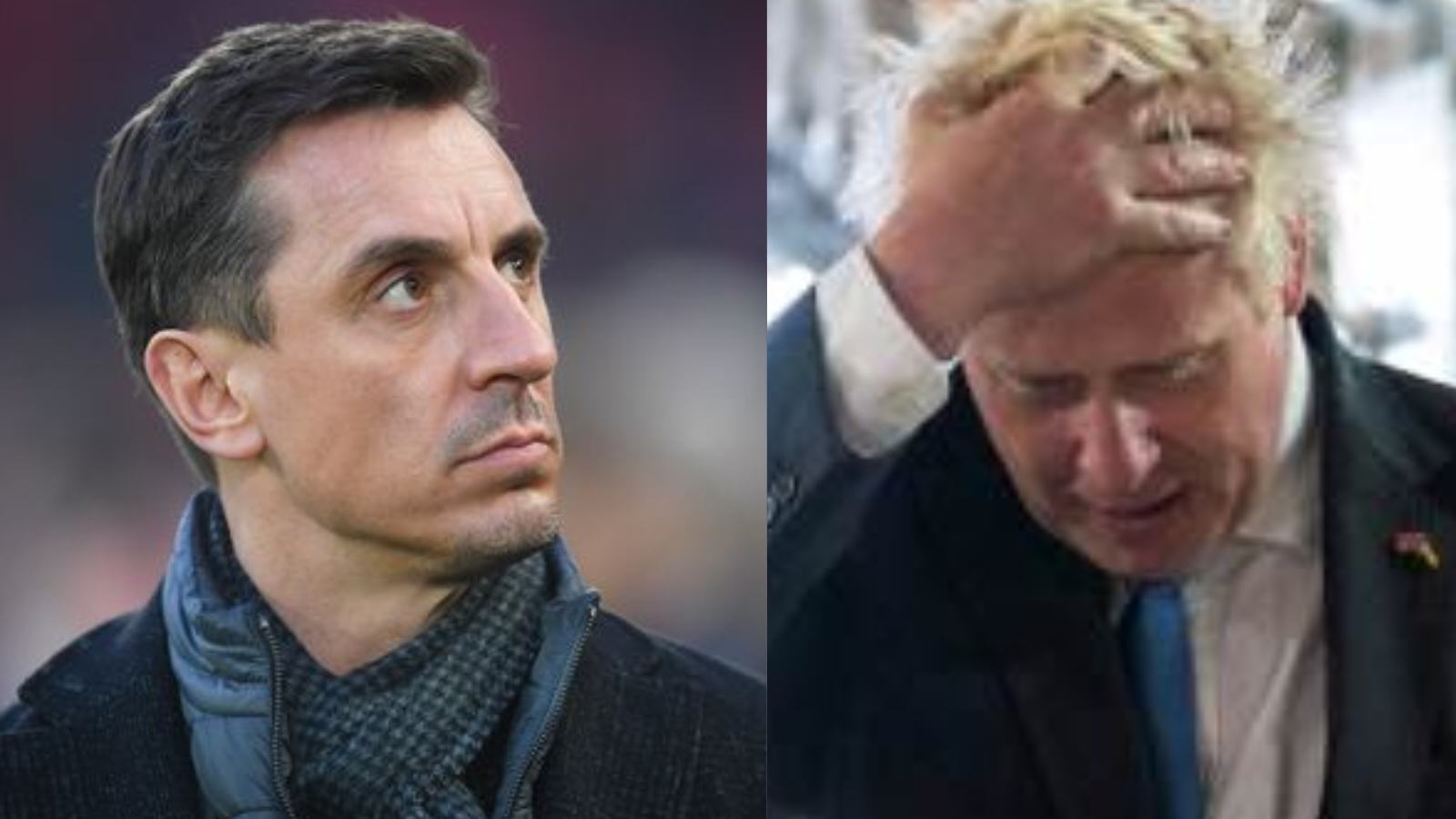 “He’s a liability to us”- Gary Neville thrashes former UK PM Boris Johnson after conservatives lose 2022 by-elections