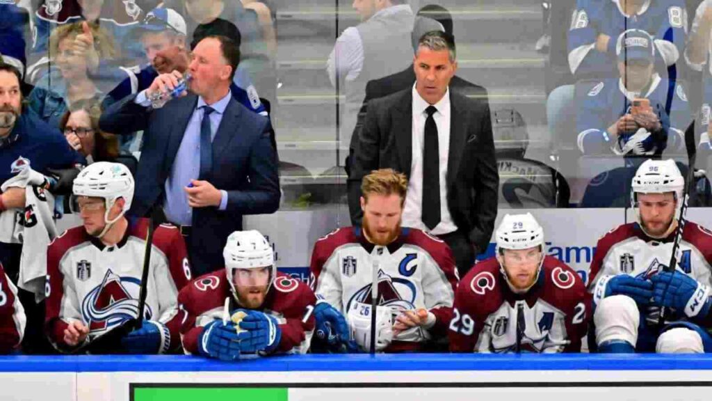 Avalanche coach Jared Bednar says there's nothing wrong with Kadri's OT goal