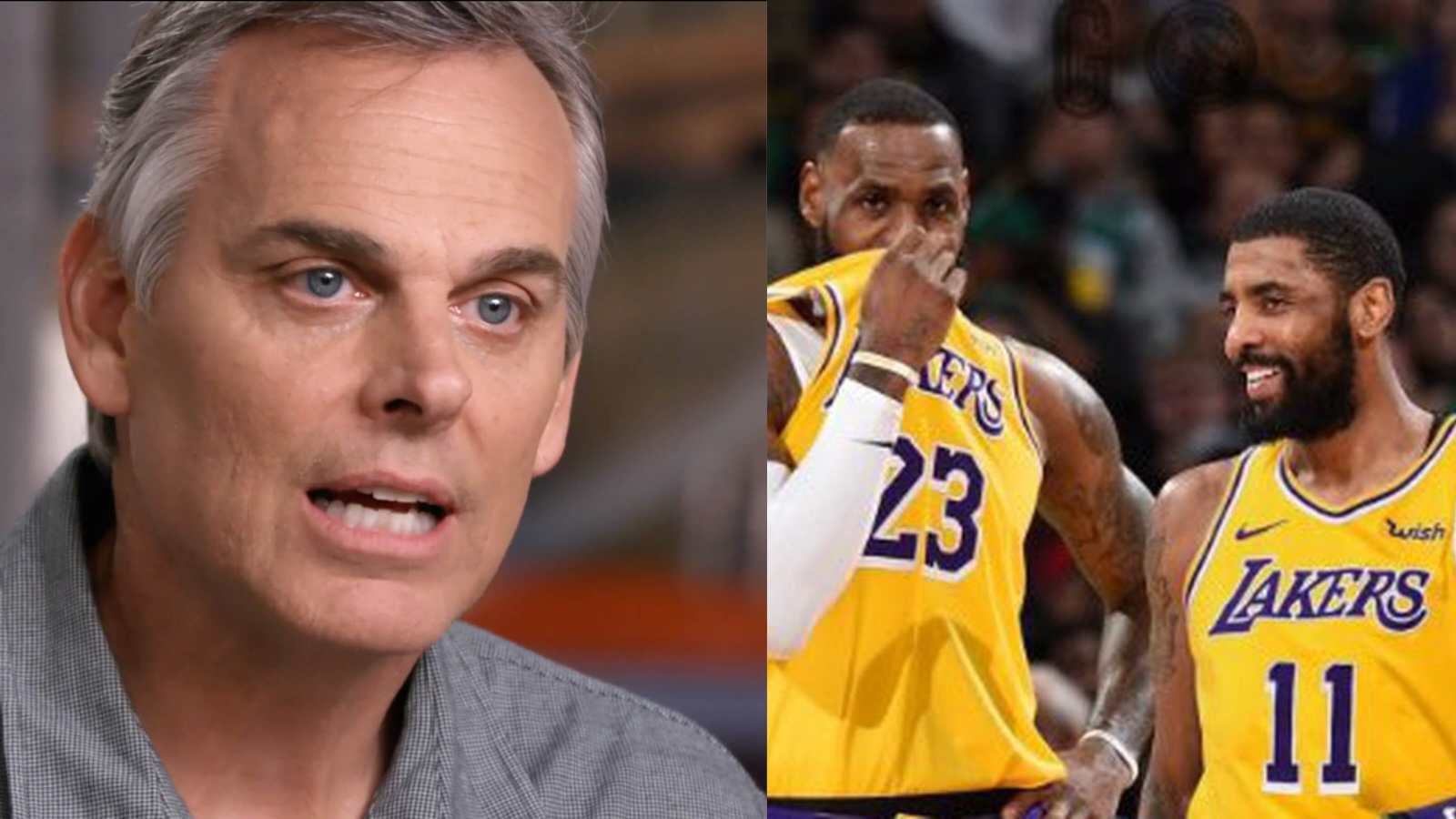 “There is no love-lost between Bron and Kyrie” Colin Cowherd believes LeBron James is leaking Kyrie-to-Lakers rumors on purpose