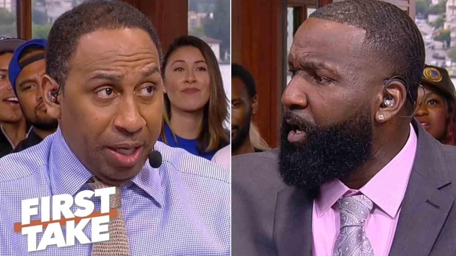 “My big dumba**, I’m like fu*k it” Kendrick Perkins pulls curtain on playing devil’s advocate to Stephen A. Smith