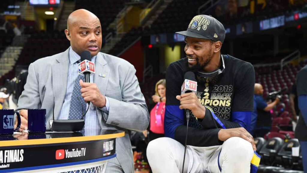 Kevin Durant and Charles Barkley