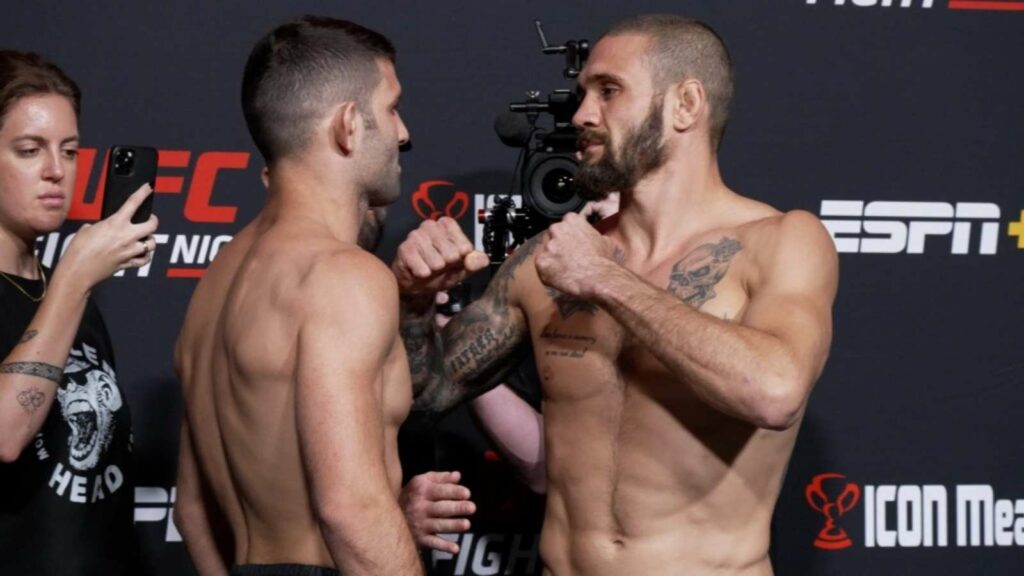 Thiago Moises vs Christos Giagos UFC Vegas 57