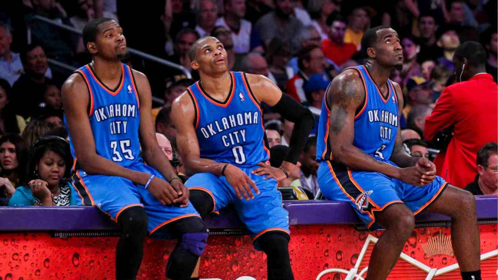 “No matter how much they tried to fake it, there was no BROTHERHOOD” Kendrick Perkins gets brutally honest on Russell Westbrook and Kevin Durant’s relationship