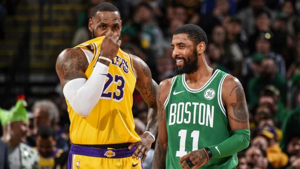 Lebron James and Kyrie Irving