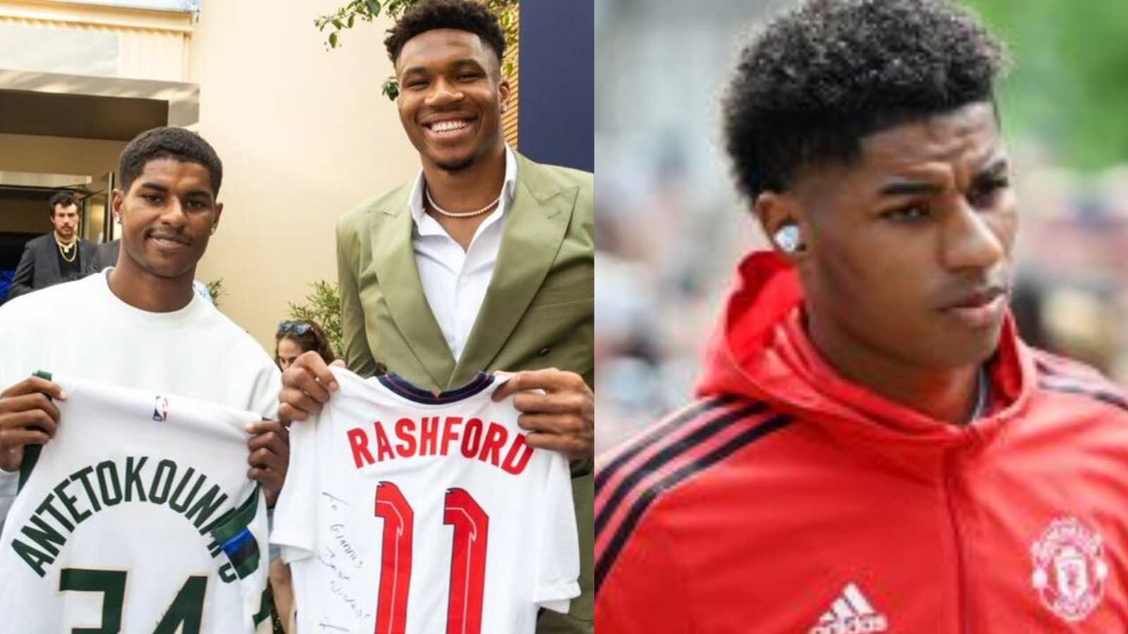 Manchester United’s Marcus Rashford comes out in support of NBA Star Giannis Antetokoumpo ahead of his biopic release ‘Rise’