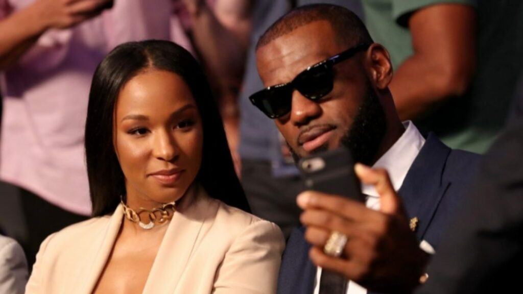 Savannah James and LeBron James