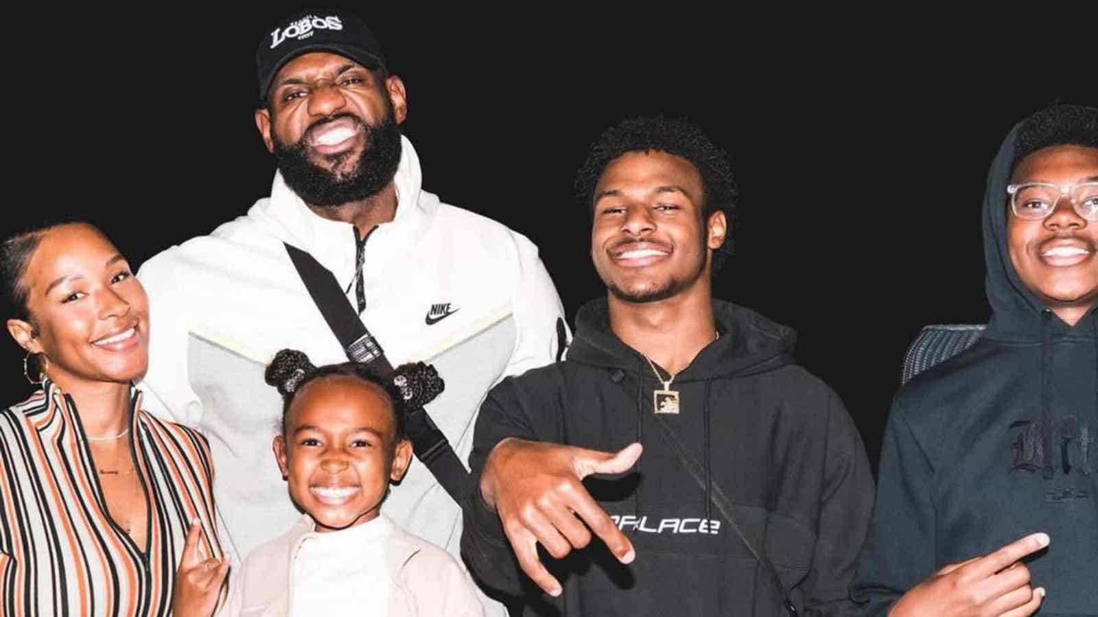 “I’m laughing so hard I can’t breathe” Bryce Maximus left Savannah and Bronny is splits after uncanny LeBron James-impression