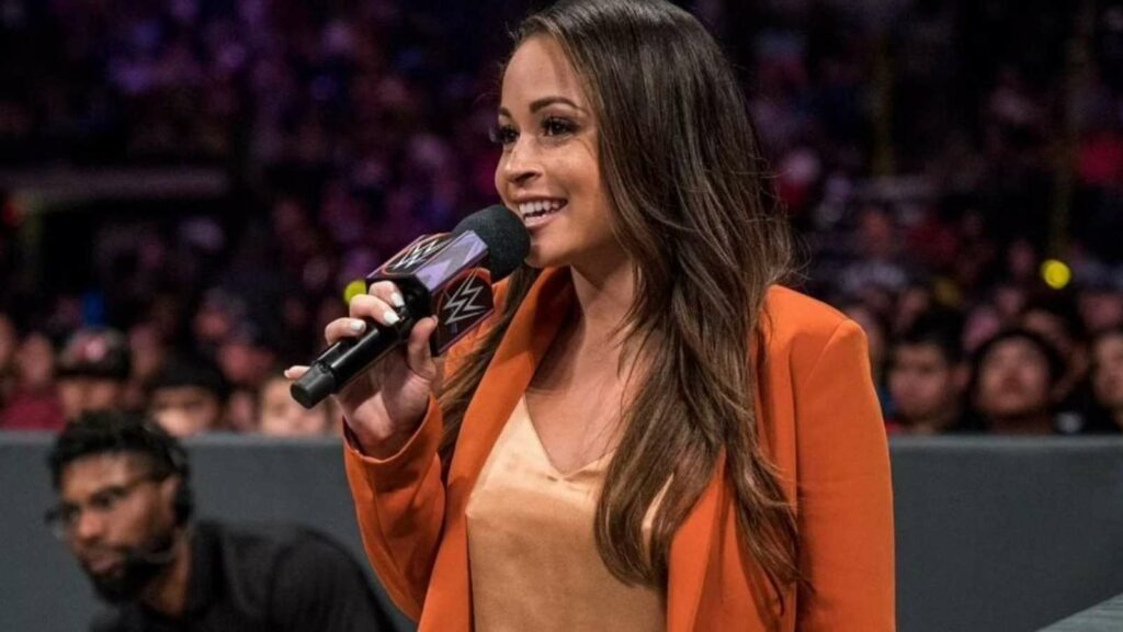 Kayla Braxton as ring announcer