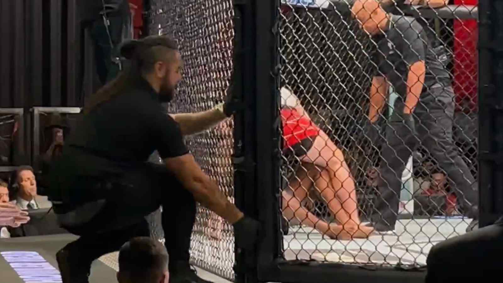 “He trains with Tony Ferguson” – Fans go crazy over amazing octagon gatekeeper at UFC Vegas 57