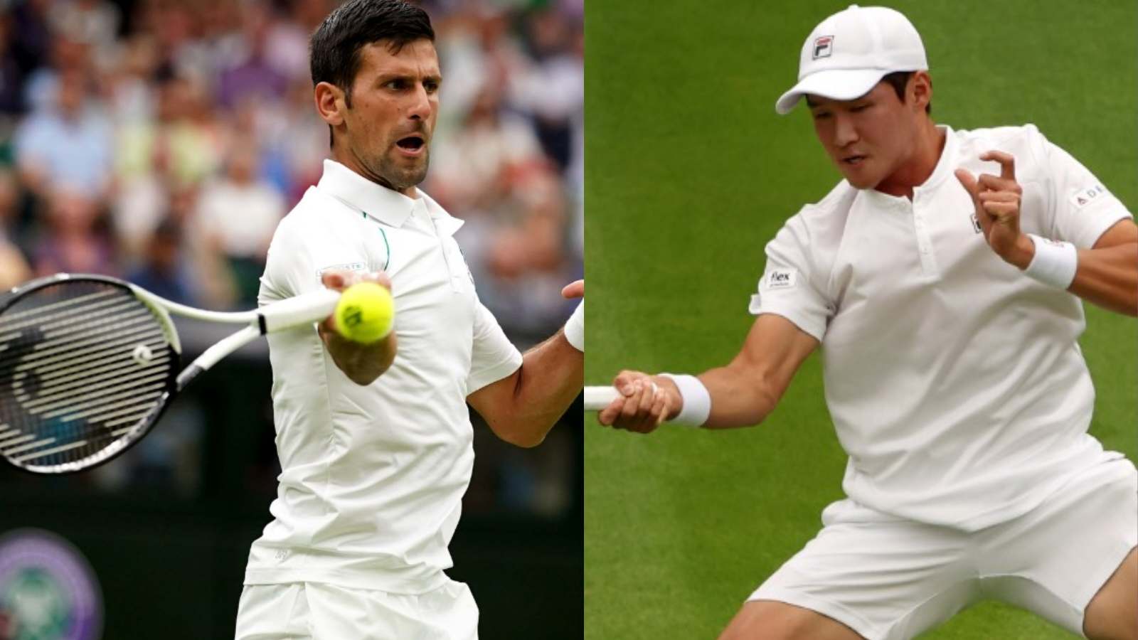 “Let’s get to 100” Novak Djokovic marks a historic feat as he edges past an inspired Soonwoo Kwon in the first round of Wimbledon 2022