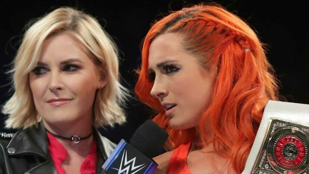 Renee Paquette and Becky Lynch