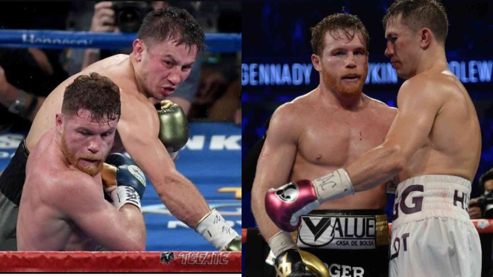 “Home run” GGG and Canelo Alvarez have an intense face-off at the iconic Yankees Stadium