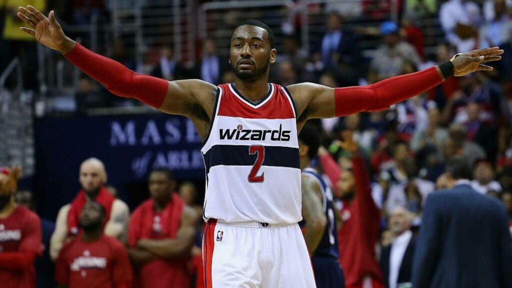 John Wall with Wizards in 2017