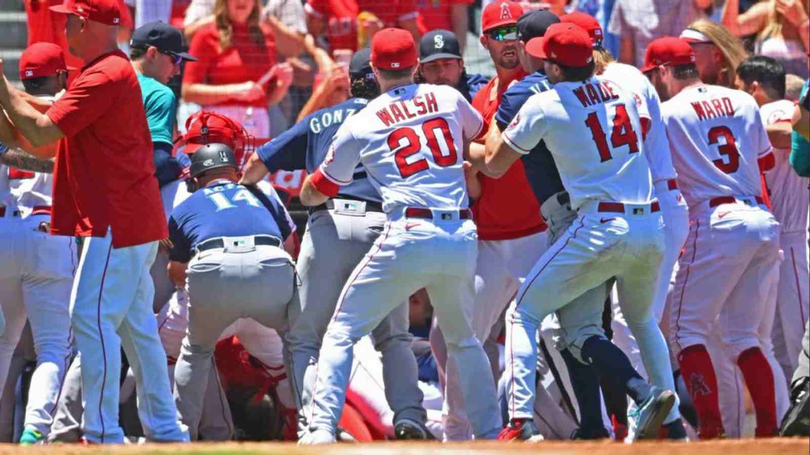 “Suspensions announced”: Major League Baseball suspends 12 players, coaches after Angels-Mariners appalling brawl