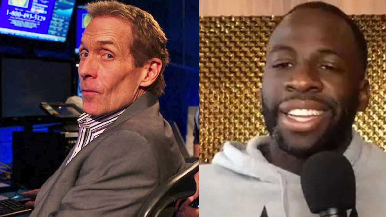 Skip Bayless, Draymond Green 