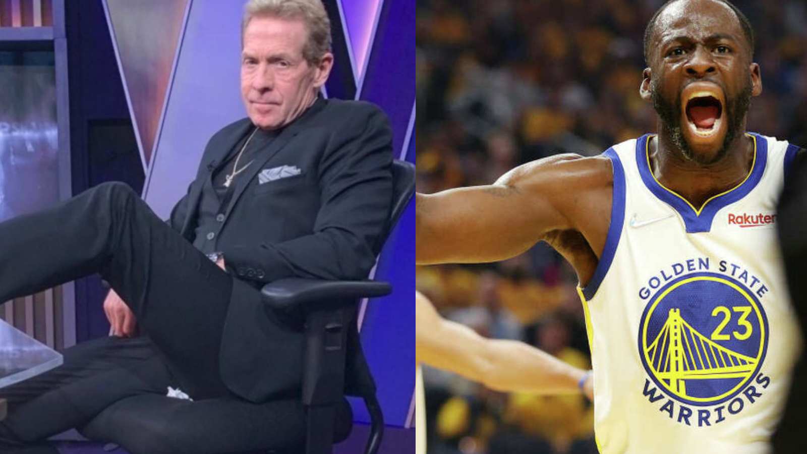 “I’ll make you look like a fool on your podcast” Skip Bayless calls out Draymond Green for declining his 1-on-1 challenge