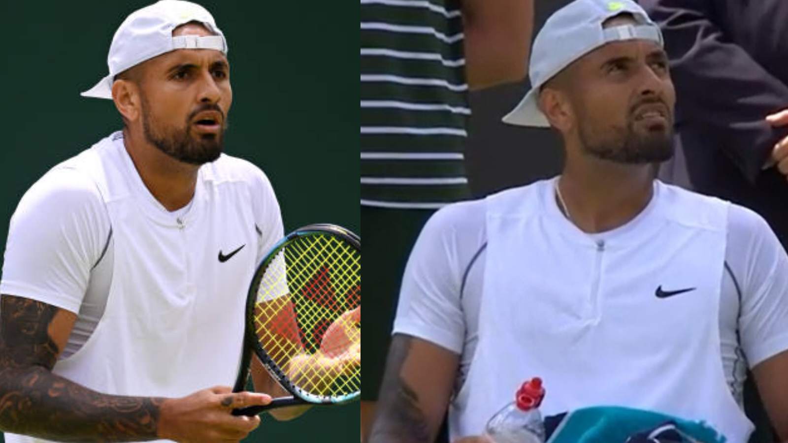 “Racism is acceptable, but two logos on a hat is crossing the line?” Nick Kyrgios accuses a biased Wimbledon crowd of racial abuse