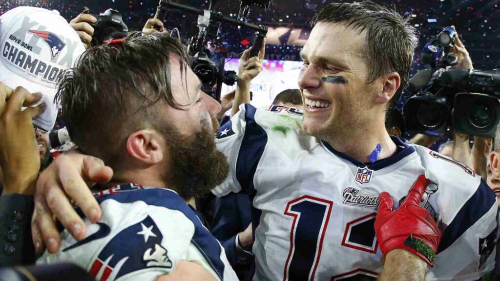 Tom Brady and Julian Edelman