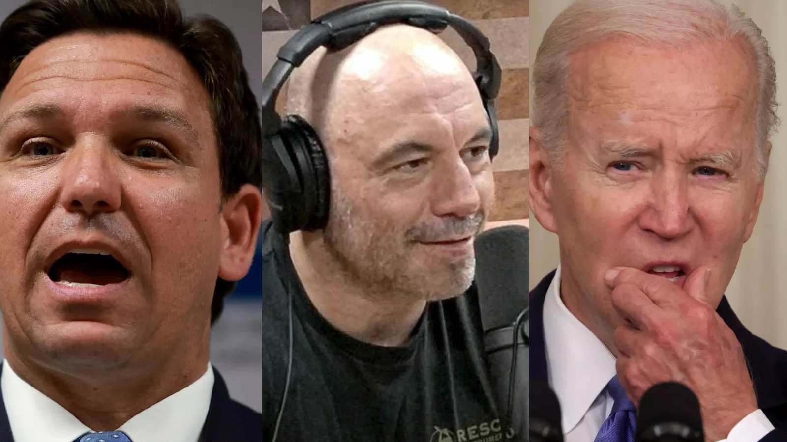 “Dead man as president”- Joe Rogan slams Joe Biden while backing Ron DeSantis as President of the United States