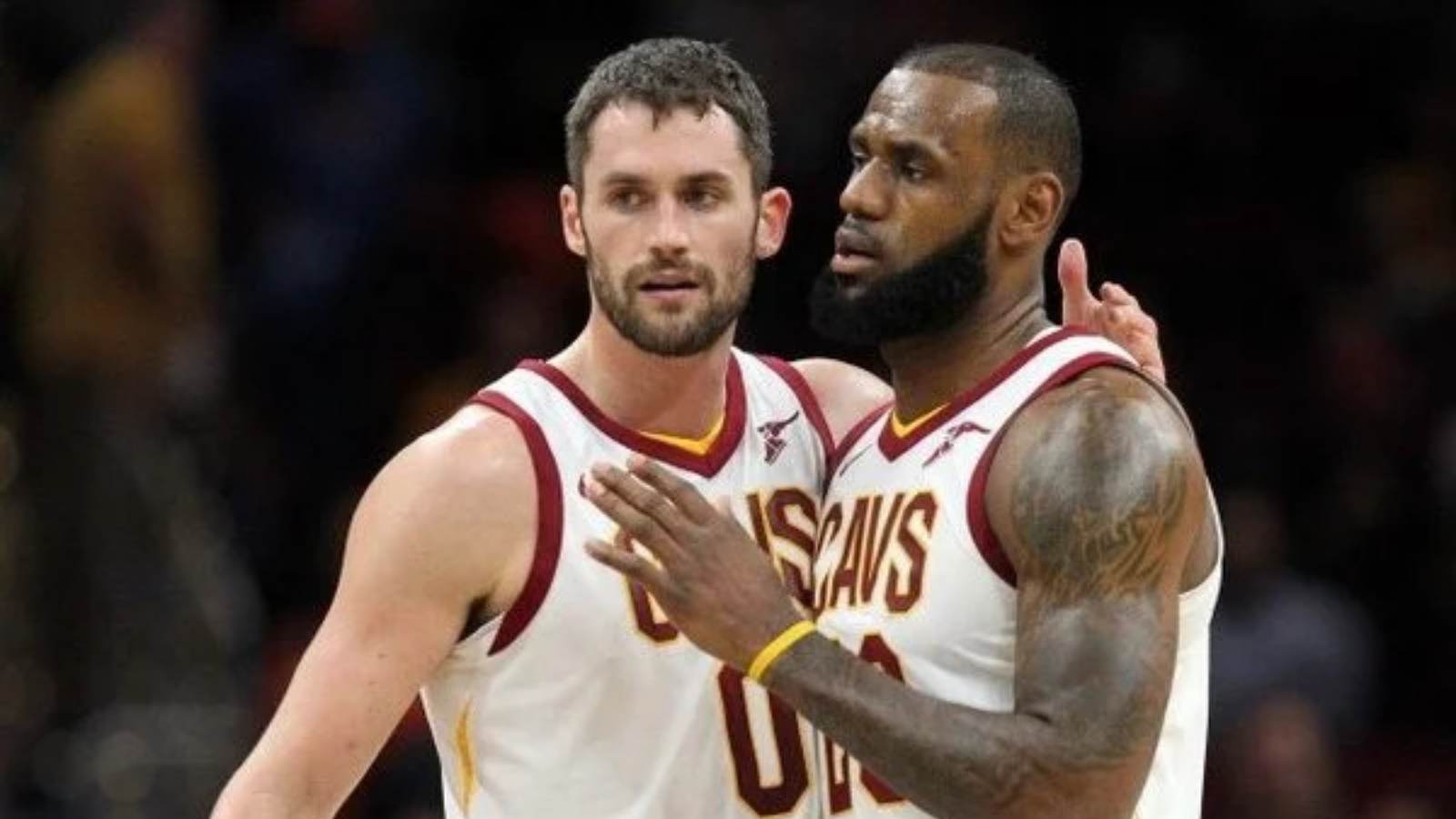 “I’m always here for you guys” LeBron James cannot stop gushing as Kevin Love marries his best friend