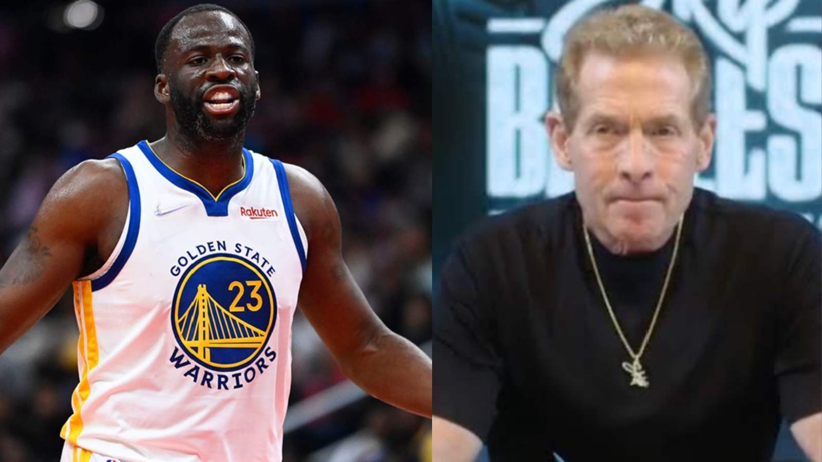 “He’s obviously running scared from me” Skip Bayless launches attack on Draymond Green for running around from 1-on-1 verbal battle