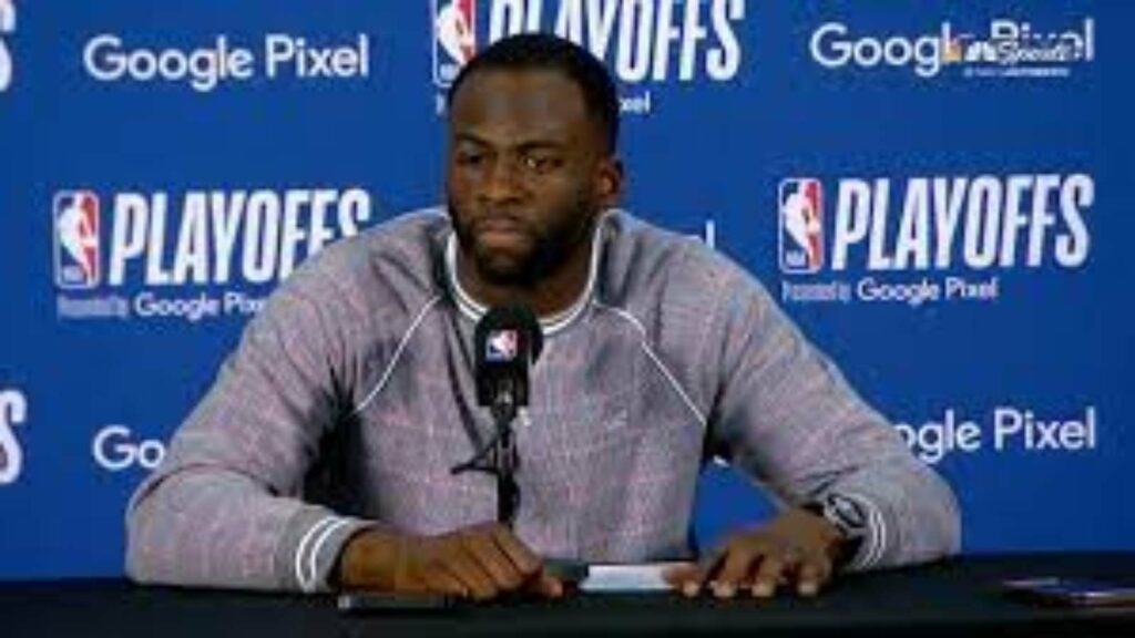 Draymond Green at a press conference