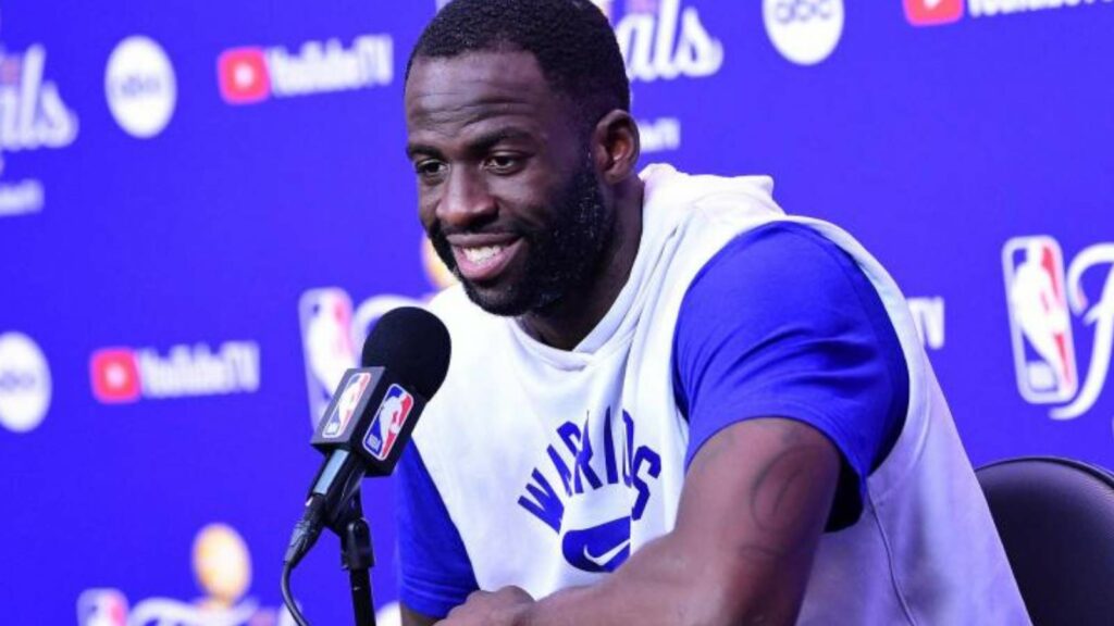 Draymond Green at a press conference