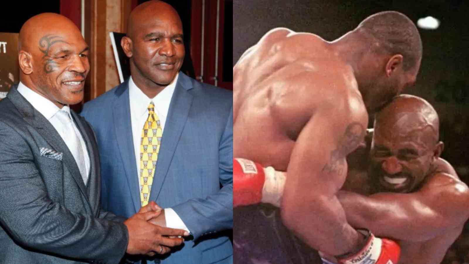 “Bite Up” Evander Holyfield sends his fierce rival Mike Tyson a birthday wish