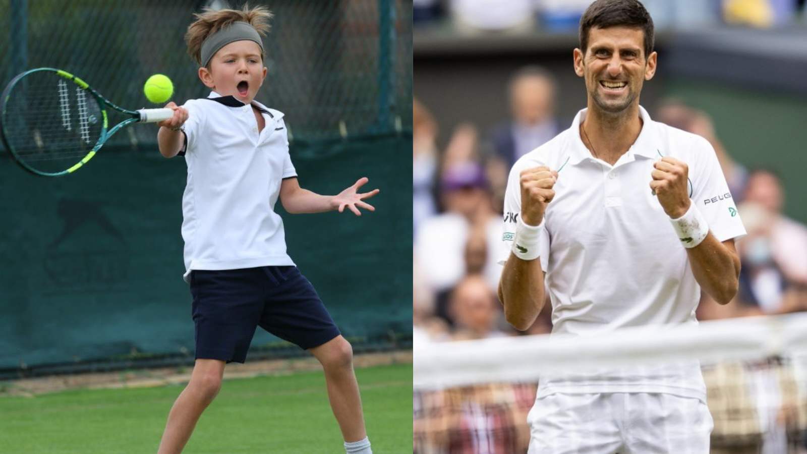 WATCH: “Cutest thing ever” Twitter goes crazy watching Novak Djokovic and son Stefan practice together at Wimbledon