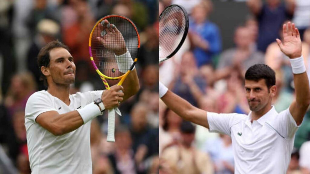 Rafael Nadal and Novak Djokovic